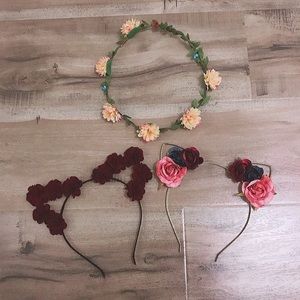Floral Headband Set